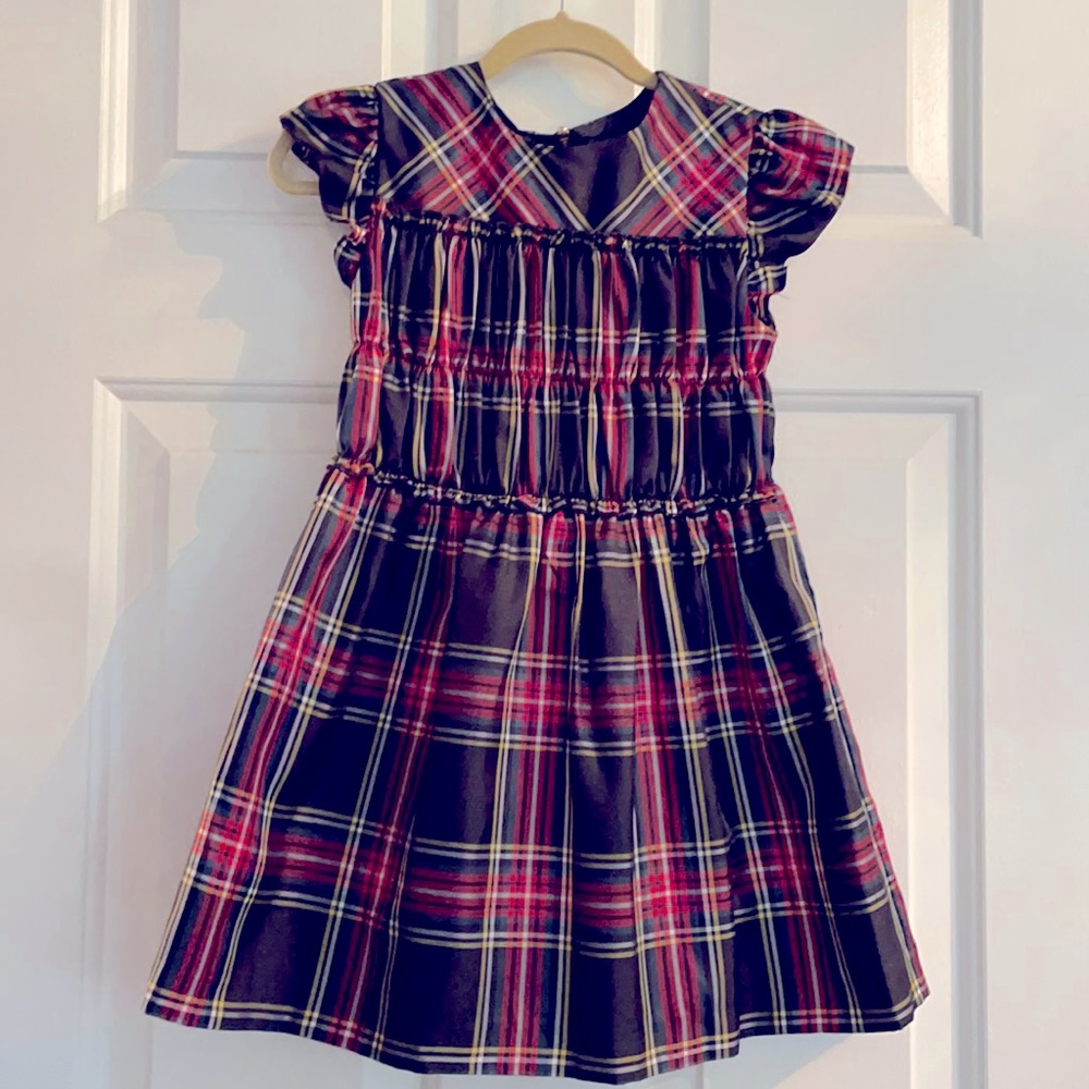 Jcrew size  4 Toddler Tartan Plaid Holiday Dress